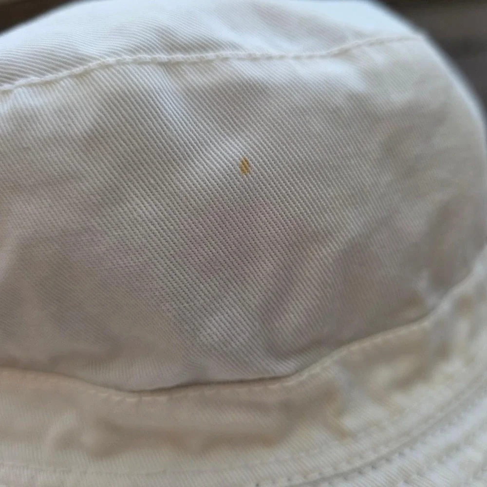 Vintage Levi Strauss Signature Reversible Bucket Hat Navy Blue Cream Small